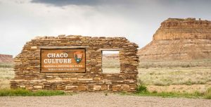 Chaco Canyon National Historical Park Sign