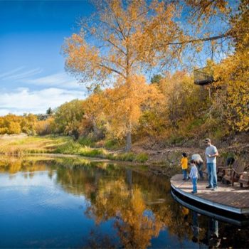 Men fishing on a private lake